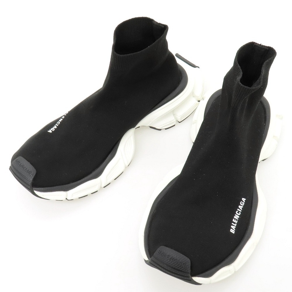 【中古】バレンシアガ BALENCIAGA 合成繊維 スニーカー ブラック【サイズ29】【メンズ】