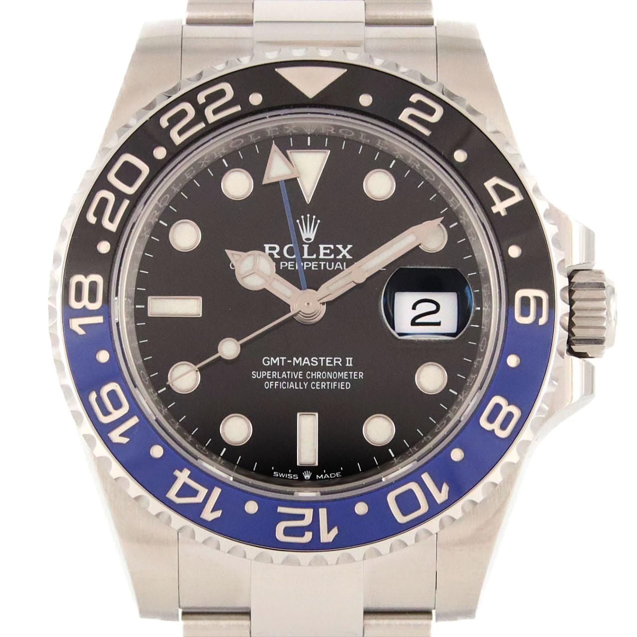 ロレックス GMTマスターII 126710BLNR・3 SS 自動巻 ランダム番