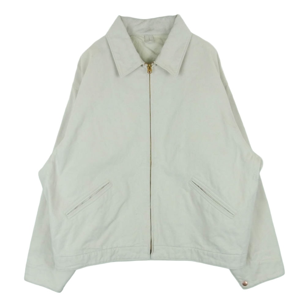 COMOLI コモリ 25AW C03-01032 コットン ツイル ジップ ショート ジャケット オフホワイト系【中古】