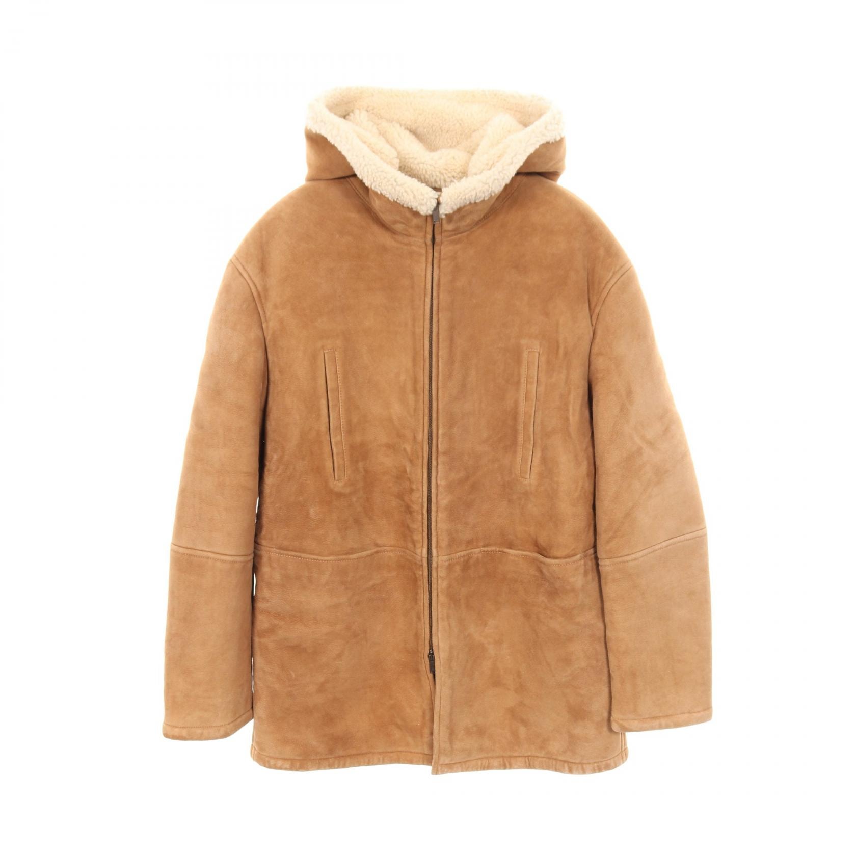 サンローランパリ SAINT LAURENT PARIS 衣料品 アウター スウェード メンズ ブラウン系 【中古】