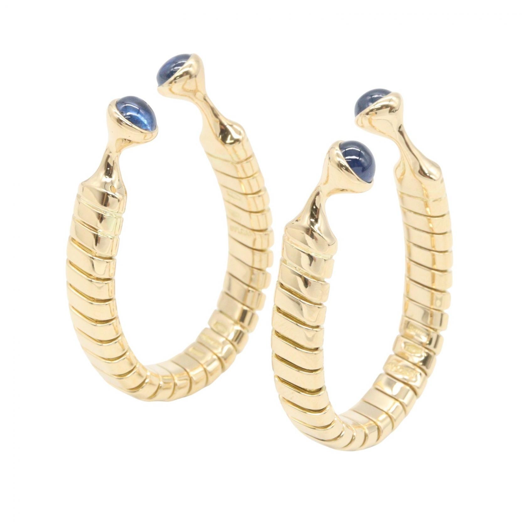 ブルガリ BVLGARI トゥボガス サファイア カフス アクセサリー K18(イエローゴールド) サファイア レディース ゴールド系 / ブルー系 347784 【中古】