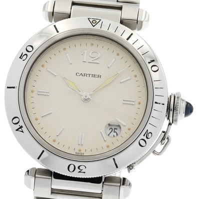 カルティエ パシャ 38MM デイト W3102755 メンズ 【中古】