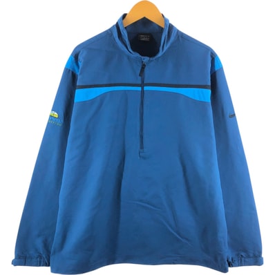 古着 ナイキ NIKE GOLF ゴルフ ハーフジップ ウォームアッププルオーバー メンズXL相当/eaa523290
