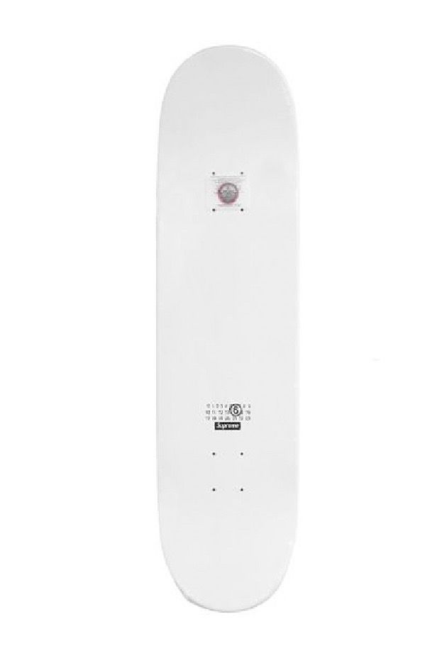 Supreme x MM6 Maison Margiela Skateboard "White"