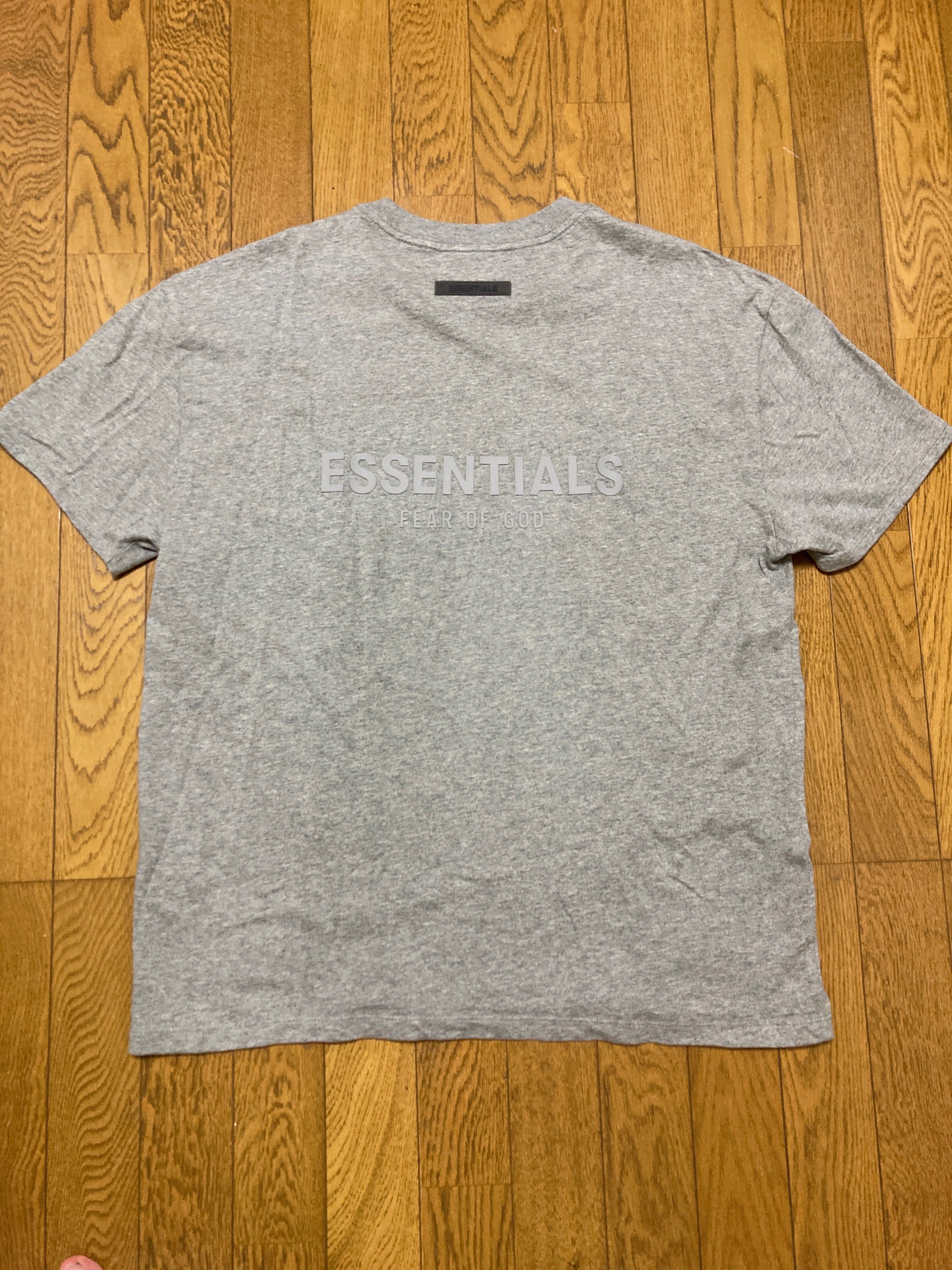 FEAR OF GOD ESSENTIALS Short Sleeve Tee "Dark Heather Oatmeal"