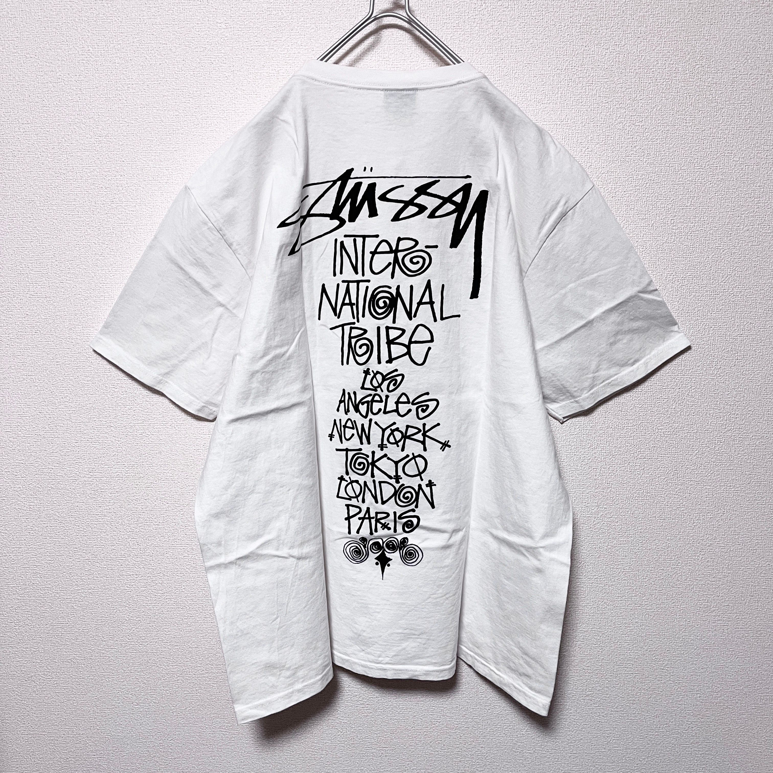 Stussy Tribe Stack Tee "White" 