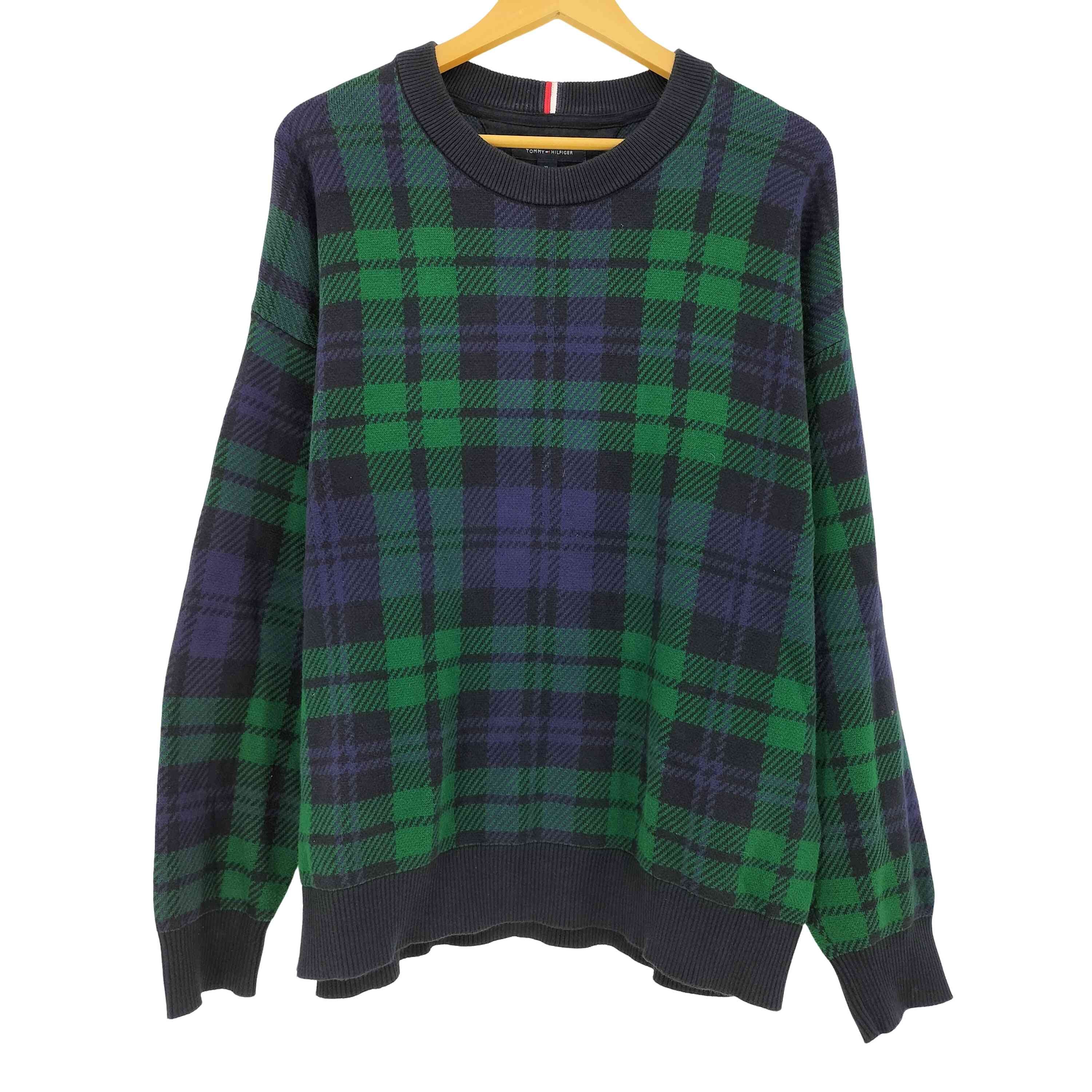 JS M TOMMY TARTAN CREW NECK【1143065454896】