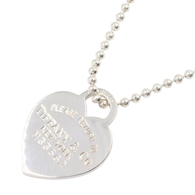 ティファニー TIFFANY&CO リターン トゥ ネックレス ネックレス ジュエリー シルバー925 レディース シルバー系 【中古】
