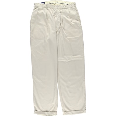 古着 ラルフローレン Ralph Lauren POLO GOLF ポロゴルフ ツータック スラックスパンツ メンズw33相当/eaa604353