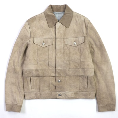 Dior x Cactus Jack Leather Blouson "Beige"