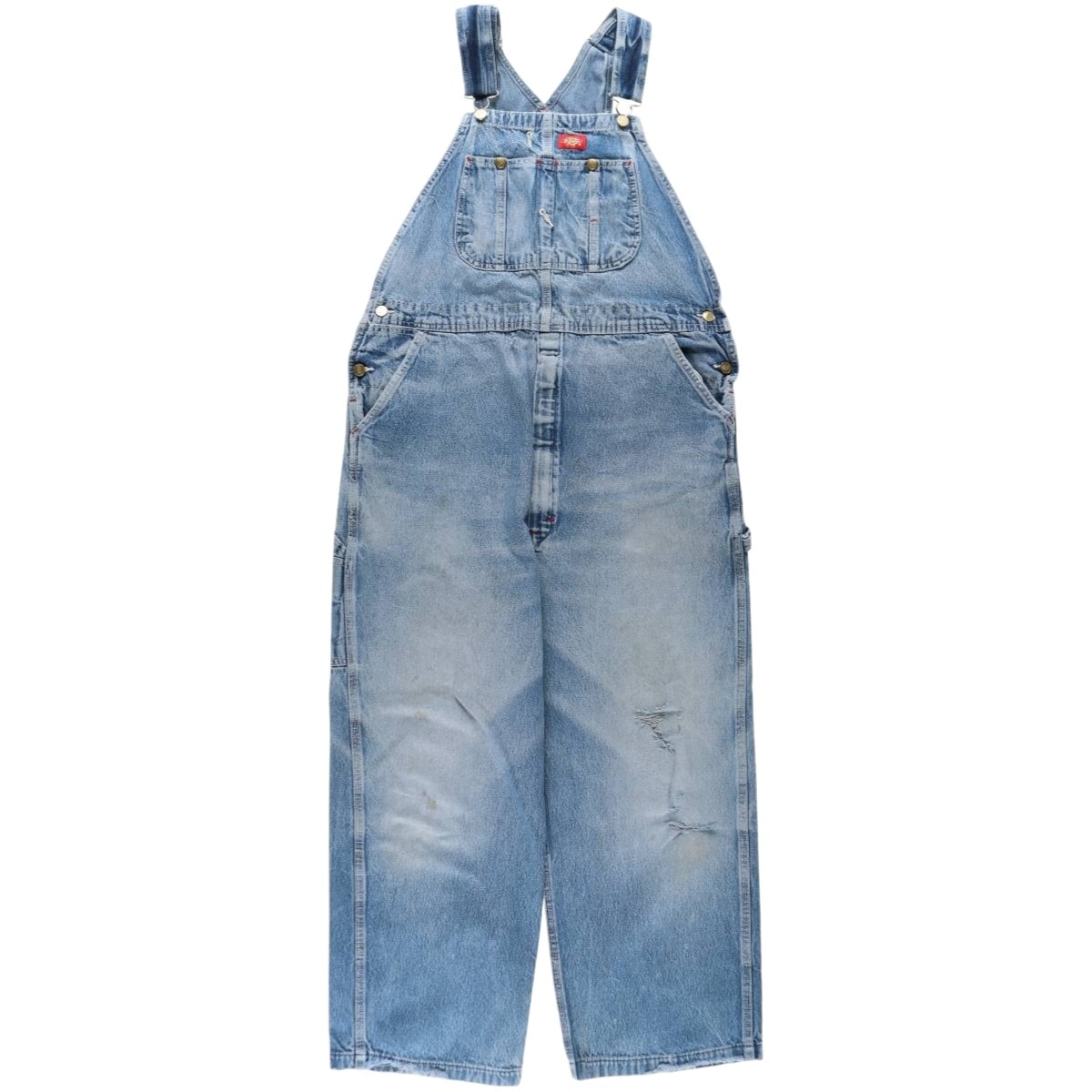 古着 ビッグサイズ ディッキーズ Dickies デニムオーバーオール メンズw40相当/eaa630409 【中古】 【260427】/eaa630409