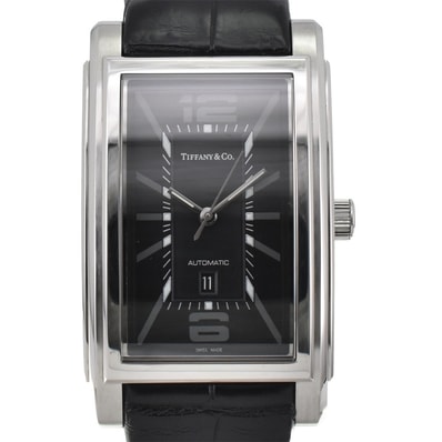 ティファニー TIFFANY&Co. Z0031.68.10A10A70A グランド 自動巻き メンズ 美品 箱・保証書付き Q#145980