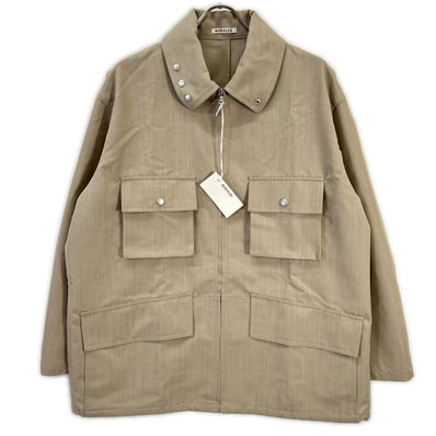 オーラリー A26SB02WC WOOL MAX CANVAS BLOUSON 3