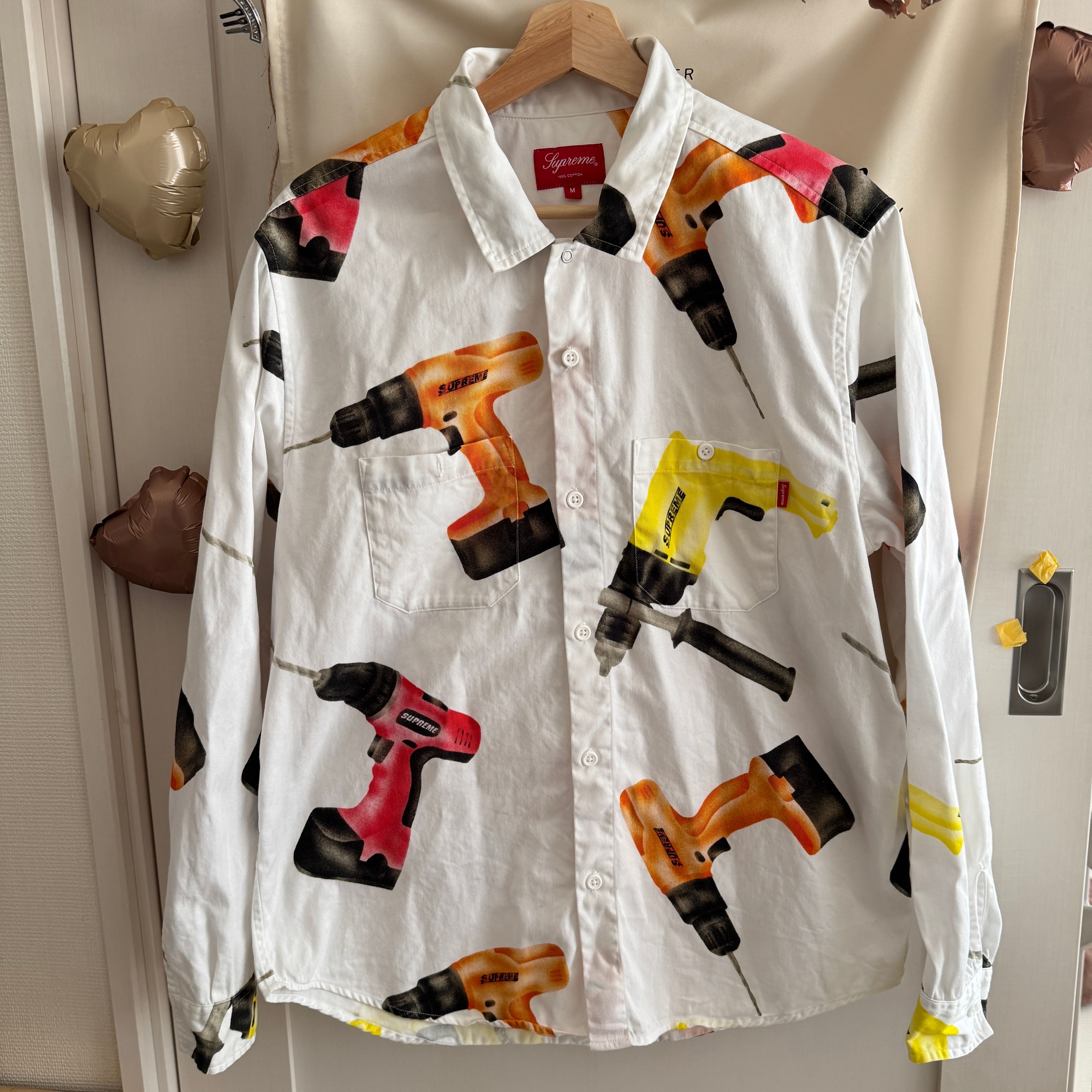 Supreme Drills Work Shirt "White"