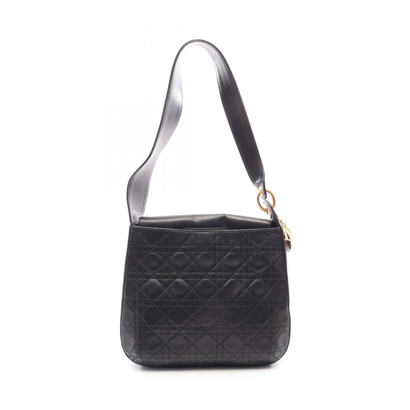 ディオール Dior レディディオール ショルダーバッグ バッグ レザー レディース ブラック系 【中古】