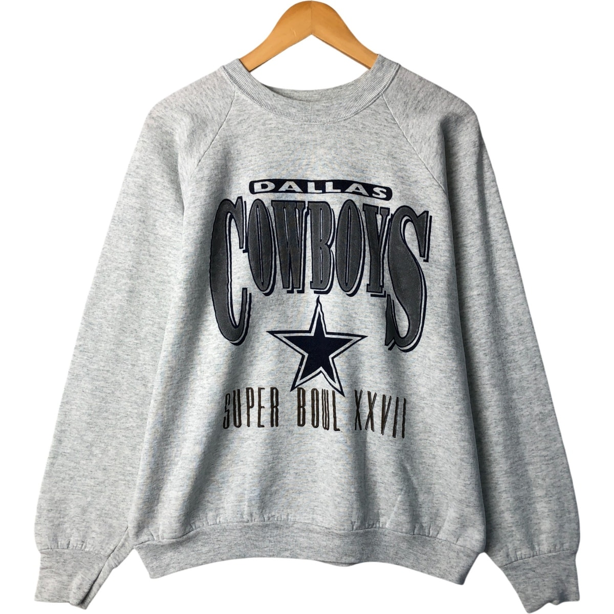 古着 90年代 フルーツオブザルーム FRUIT OF THE LOOM NFL DALLAS COWBOYS ダラスカウボーイズ プリントスウェットシャツ トレーナー USA製 メンズXL相当 ヴィンテージ/eaa589903