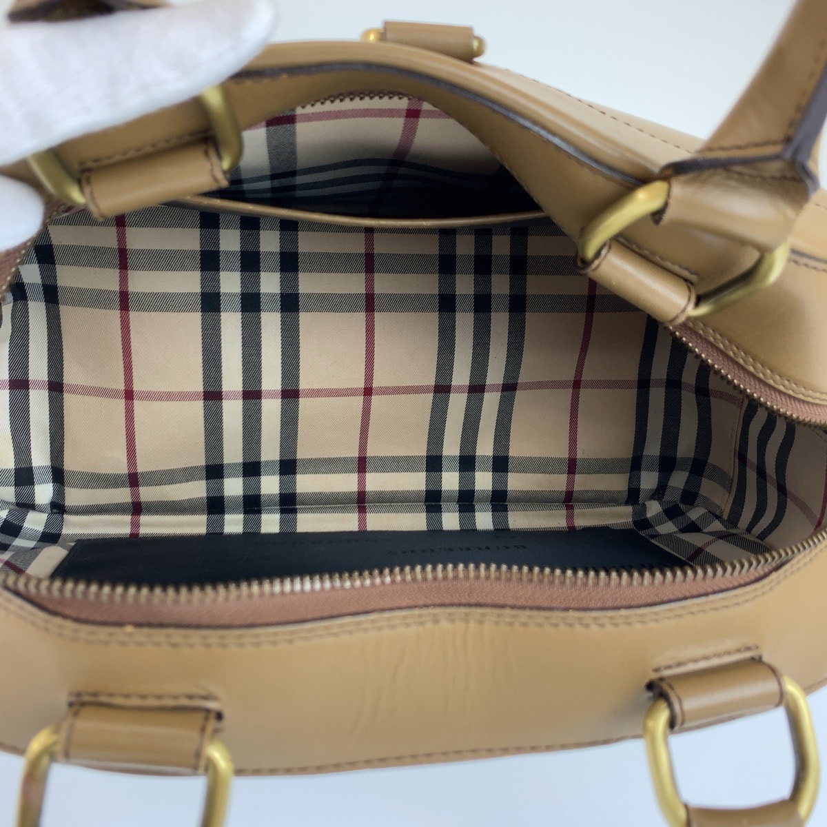B (目立った傷や汚れなし)】美品 BURBERRY バーバリー 中チェック柄