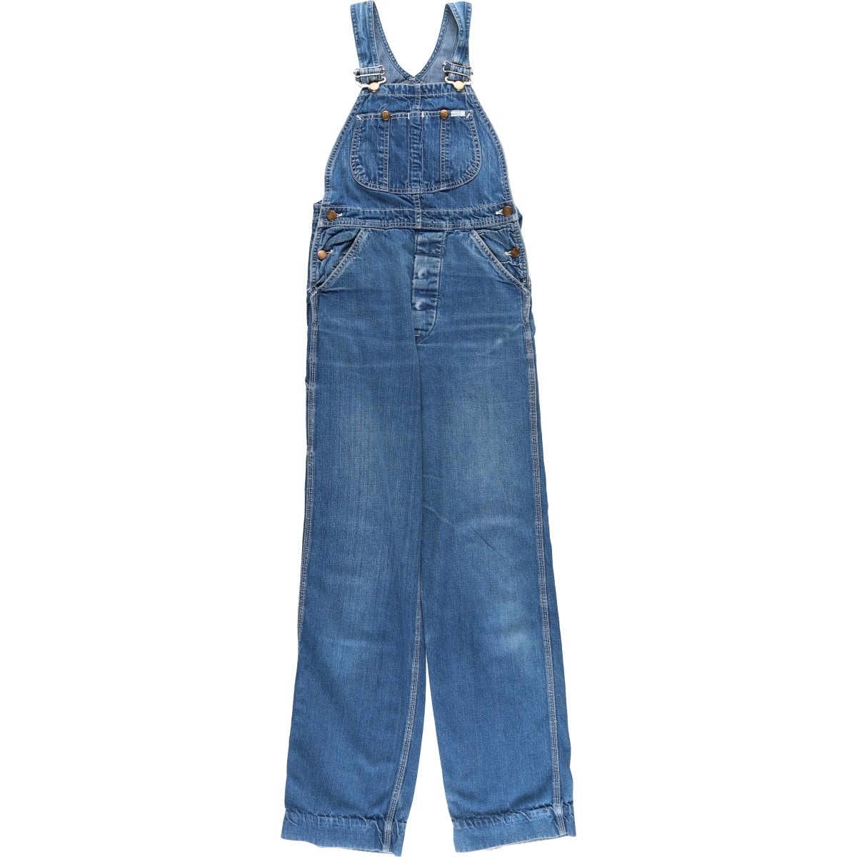 古着 80年代 リー Lee デニムオーバーオール USA製 レディースL(w29)相当 ヴィンテージ/evb033880