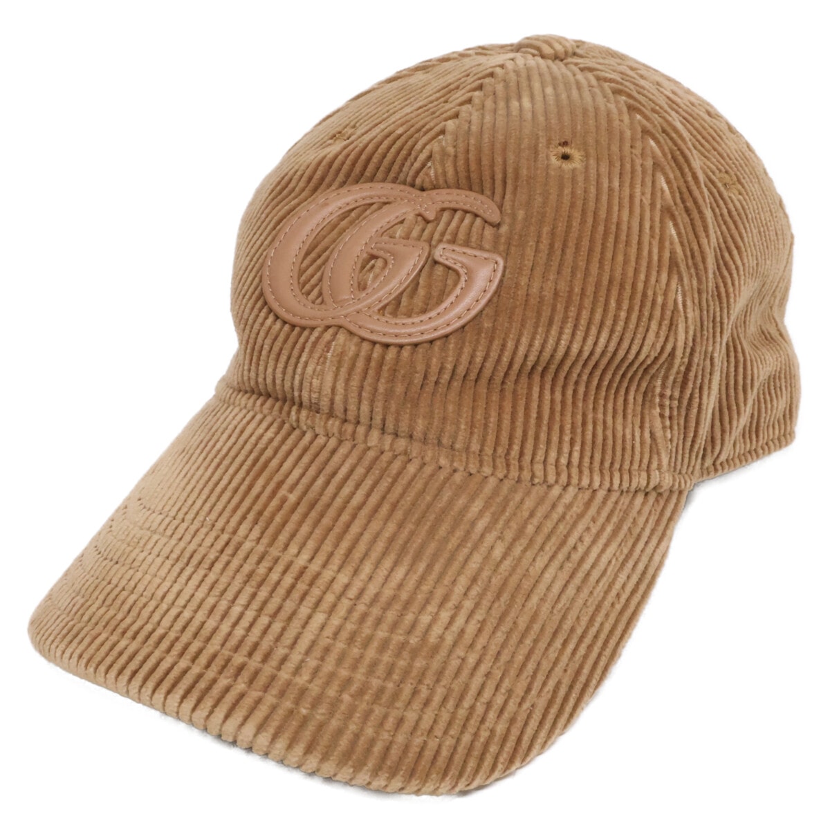 グッチ GGパッチ コーデュロイ キャップ L 59cm