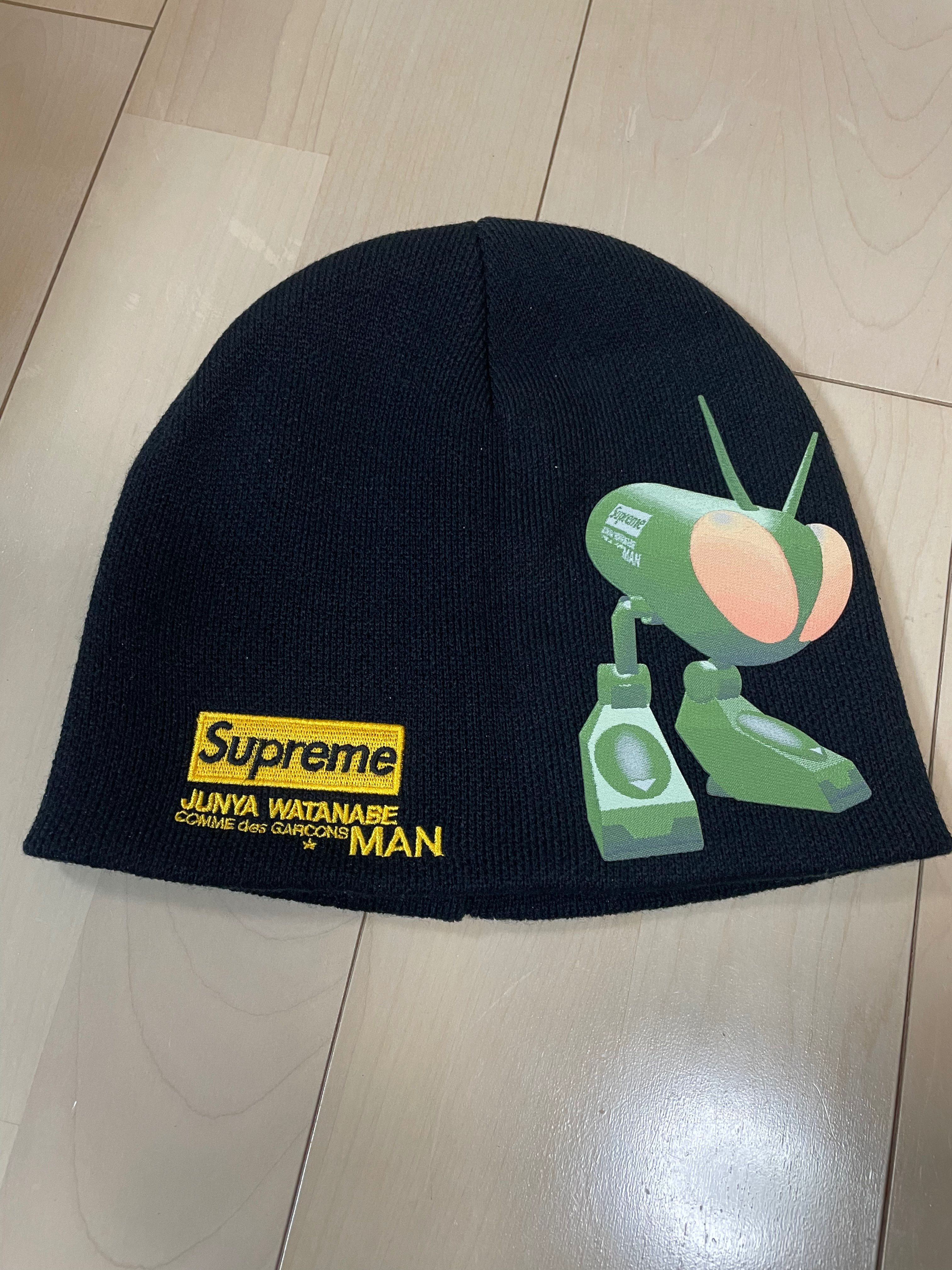 Supreme / JUNYA WATANABE COMME des GARCONS MAN Beanie Original artwork by BUGSEX "Black"