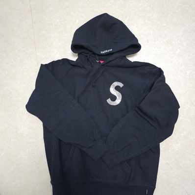 Supreme Swarovski® S Logo Hooded Sweatshirt "Black"