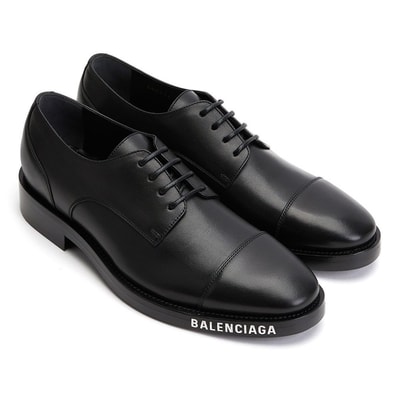 BALENCIAGA バレンシアガロゴ ダービーシューズ