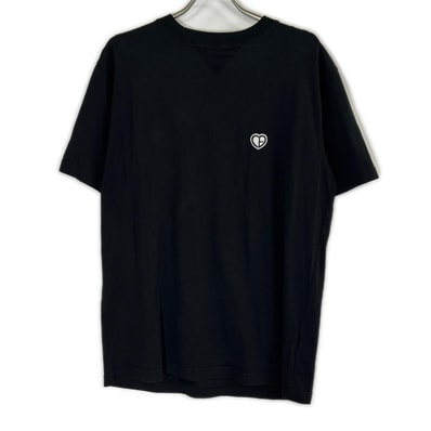 ディオール 213J685A0677 22SS ブラック CCD Heart ワッペン Tシャツ S
