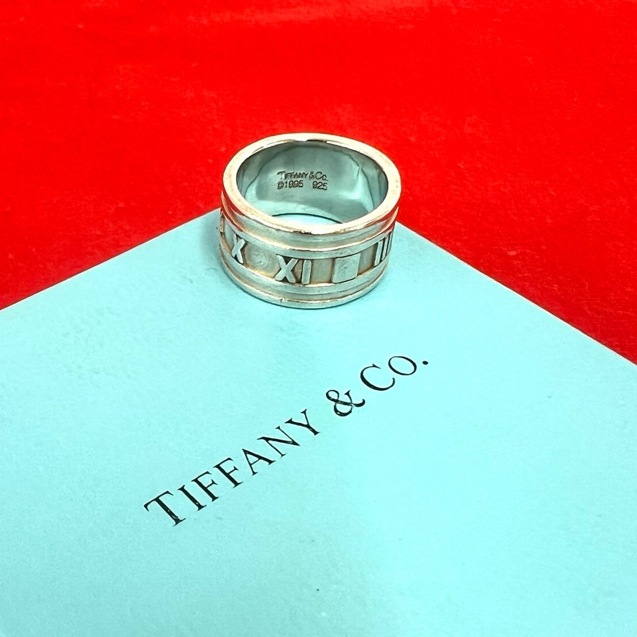TIFFANY&Co. ティファニー アトラス ワイド リング シルバー925 リング・指輪 16号 シルバー
 92011