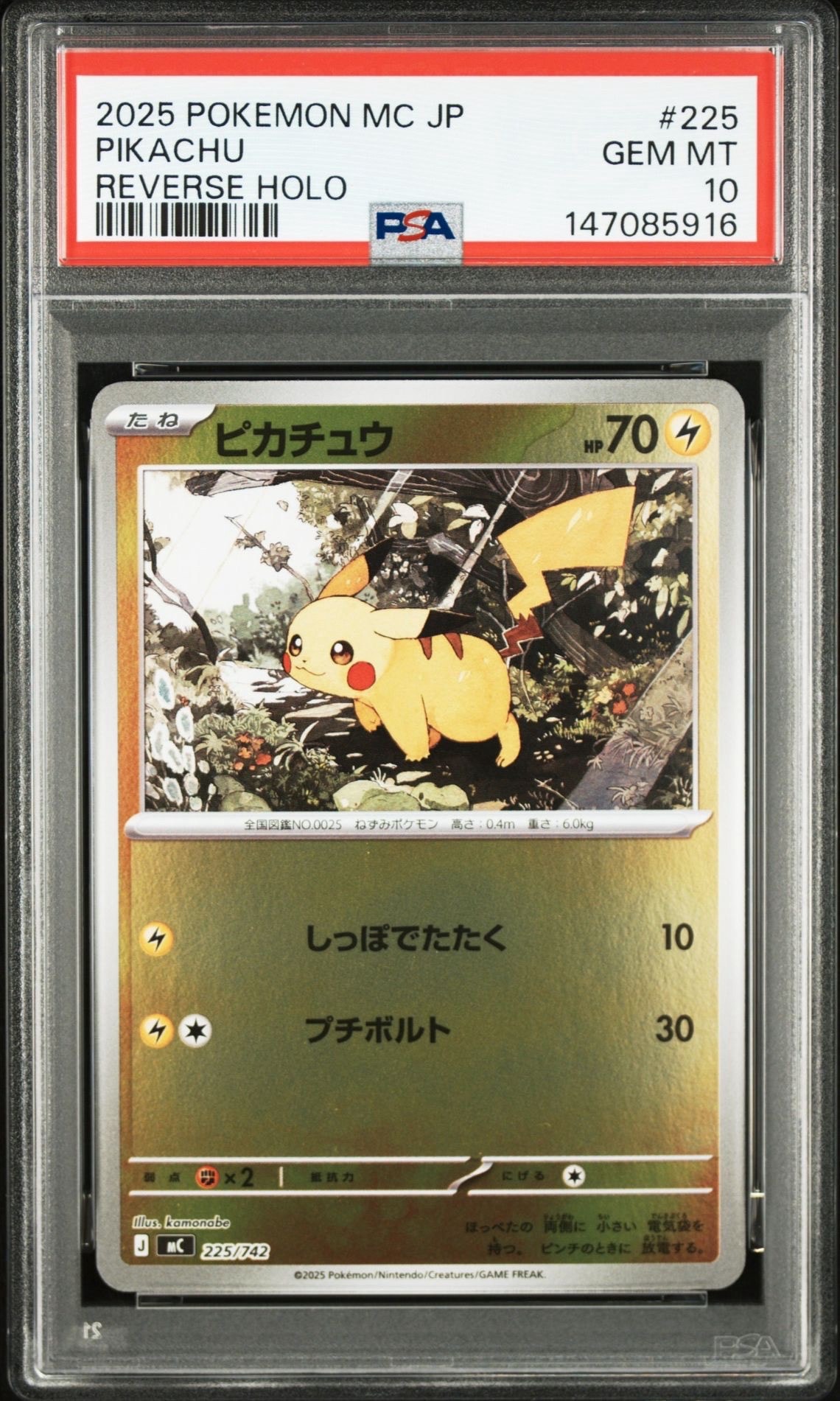 ピカチュウ :ミラー [MC 225/742](スタートデッキ100「バトルコレクション」)