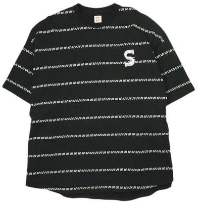 SEE SEE シーシー 24SS アーバンリサーチ台湾10周年記念 SUPER BIG ROUND SS TEE NEW-Sボーダー スーバービッグラウンドショートスリーブTシャツ XXL BLACK Urban Basic Collection URBS