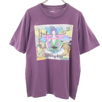 graniph グラニフ 中村佑介 コラボ サーフブンガクカマクラ 半袖 Tシャツ M パープル
