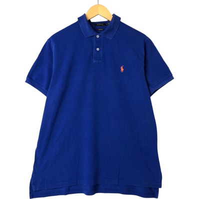 古着 ラルフローレン Ralph Lauren POLO RALPH LAUREN CUSTOM FIT 半袖 ポロシャツ メンズXL相当/eaa534035