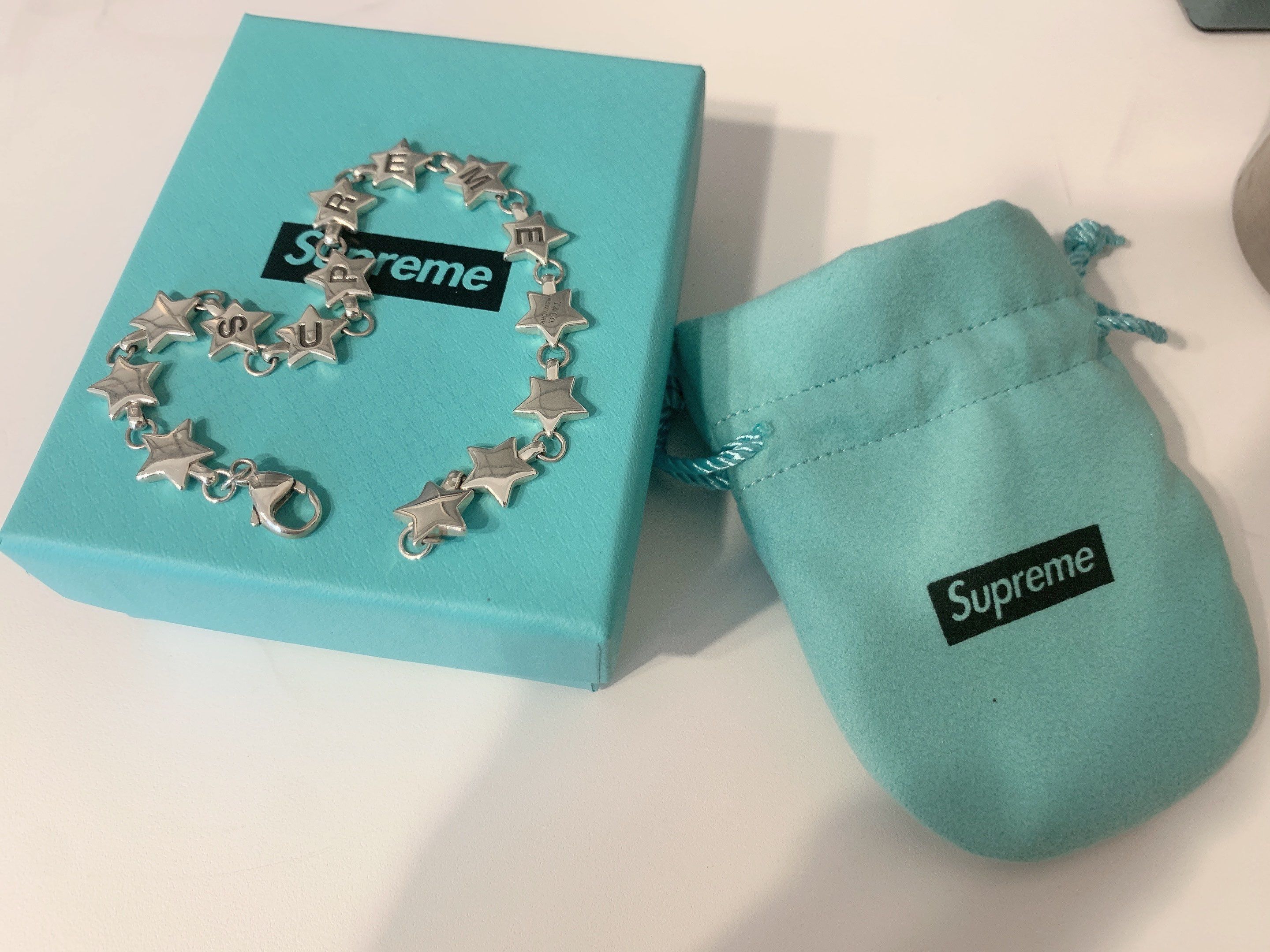 Supreme / Tiffany & Co. Star Bracelet "Silver"