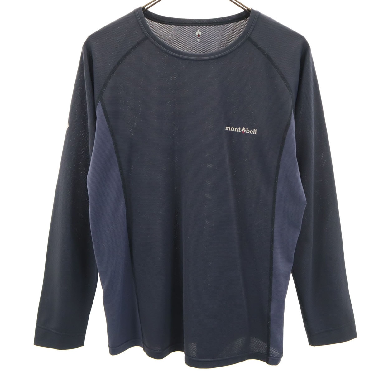 mont-bell モンベル 長袖 クール ウェア XL ネイビー系 アウトドア