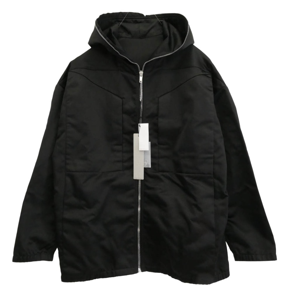 Rick Owens リックオウエンス ジャケット 24SS RR01D3715-NBR LIDO期 Lido hooded zip-up jacket リド フーデッド ジップアップ ジャケット ブラック系 48【中古】