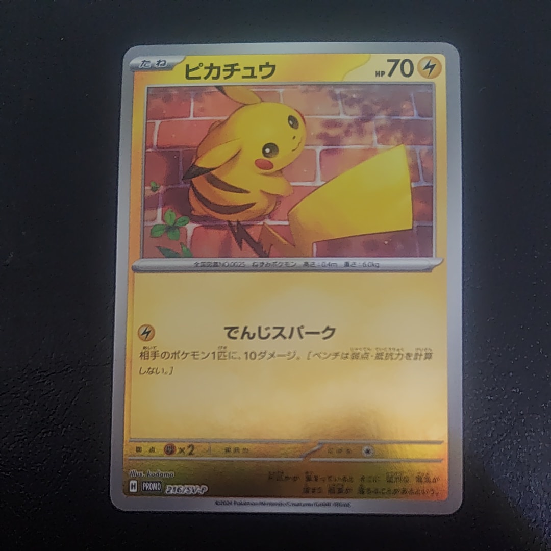 ピカチュウ P [SV-P 216](プロモカードパック「ポケカの夏がキタ!プロモカードGetキャンペーン!」)