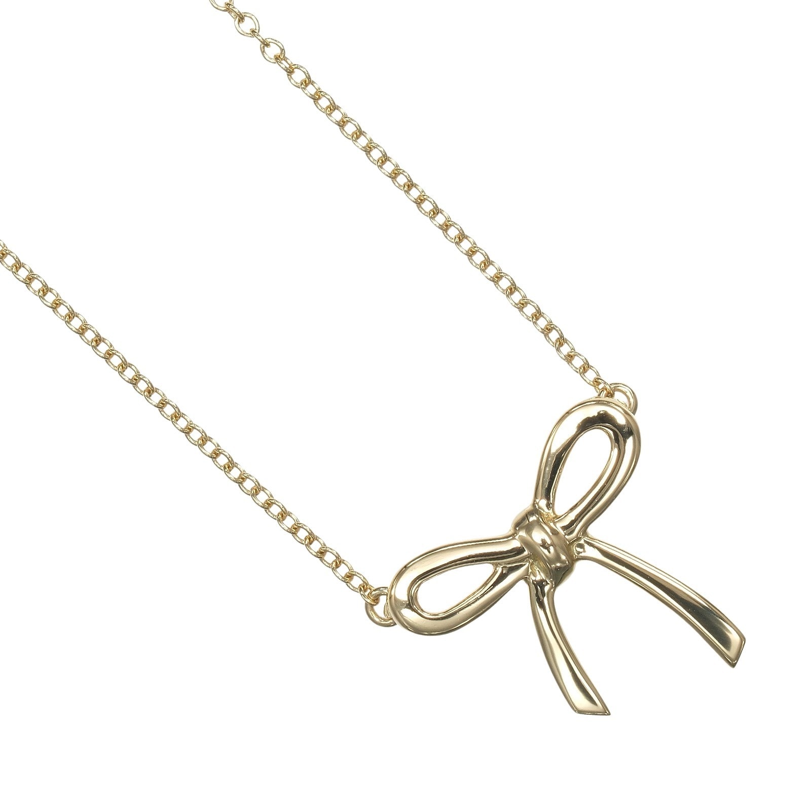 ティファニー リボン レディースネックレス