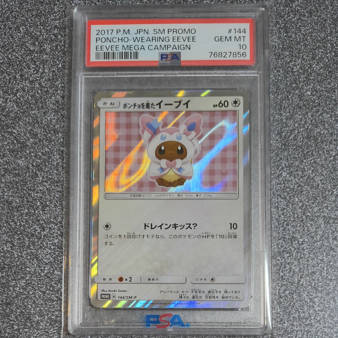 ポンチョを着たイーブイ: プロモ[SM-P 144](プロモーションカード「SM