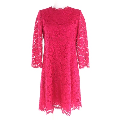 極美品 ヴァレンティノ ワンピース ピンク 42 JB3VA3Q51EC