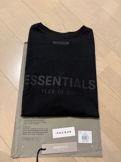 FEAR OF GOD ESSENTIALS Short Sleeve Tee "Black/Stretch Limo"