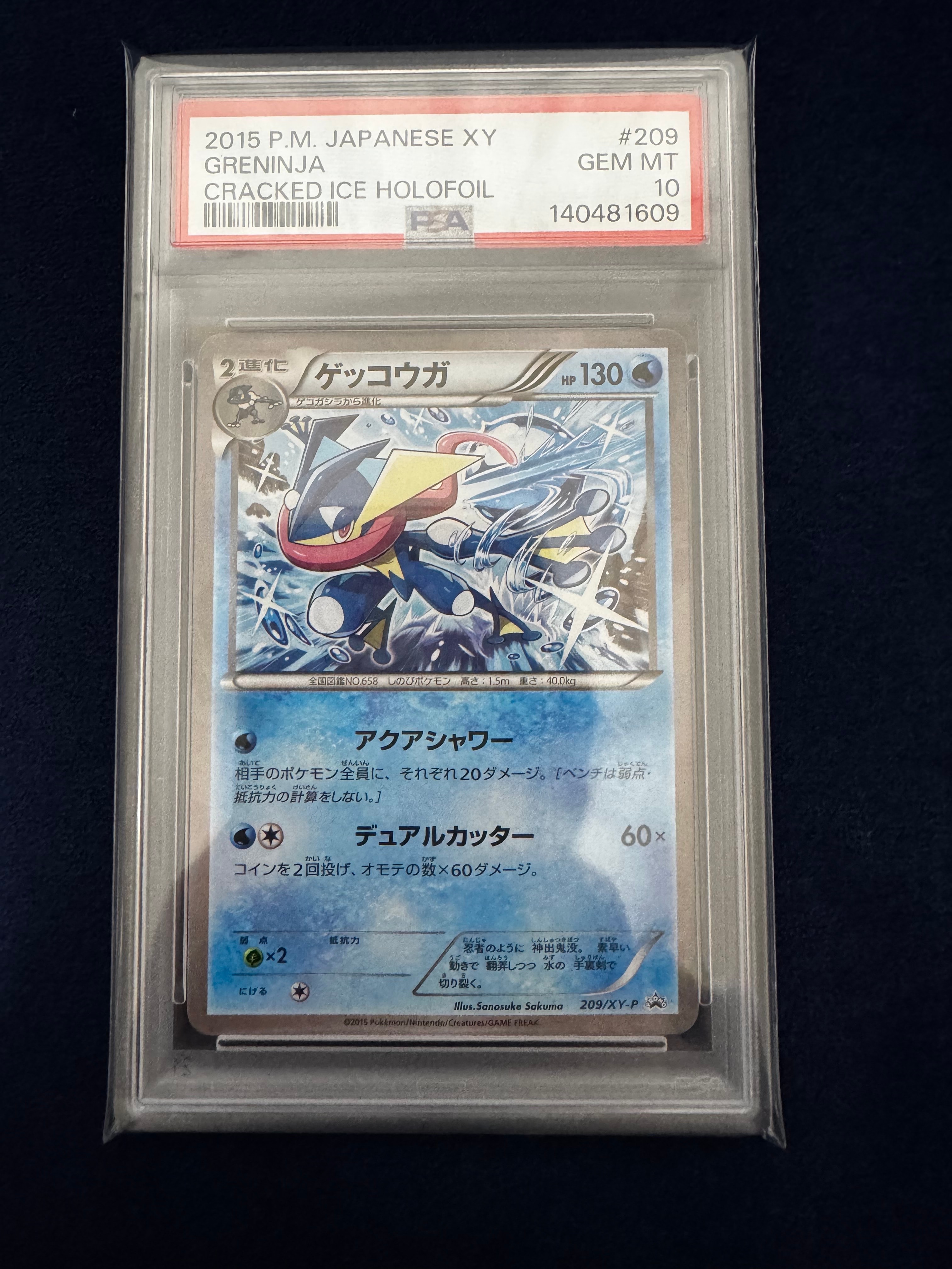 PSA10】ゲッコウガ P [XY-P 209](プロモーションカード