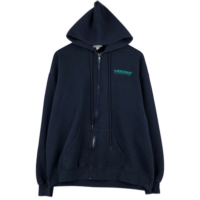 古着 90年代 リー Lee アドバタイジング スウェットフルジップパーカー メンズXL相当 ヴィンテージ/eaa599266