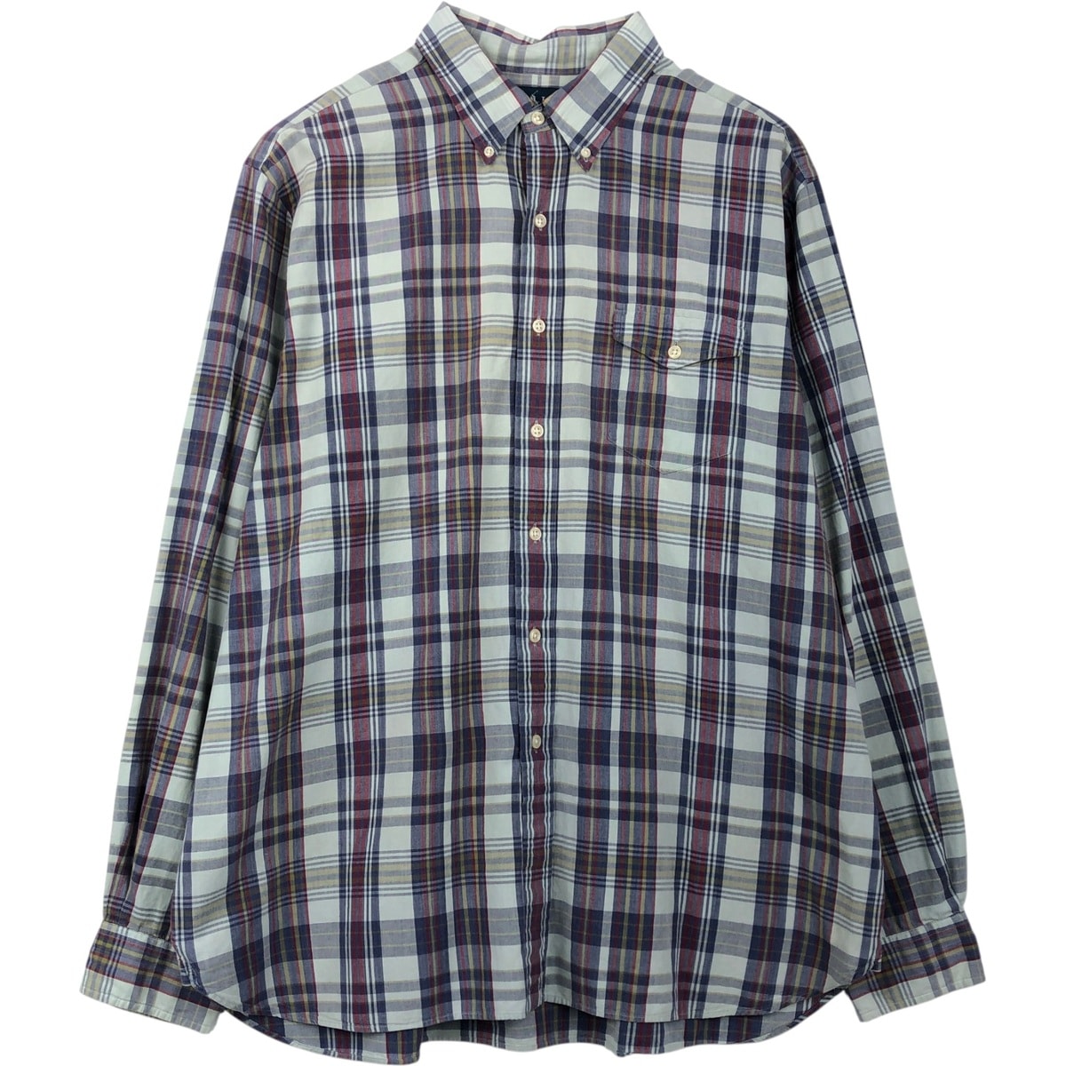 古着 ラルフローレン Ralph Lauren 長袖 ボタンダウンチェックシャツ メンズXL相当/eaa649972
