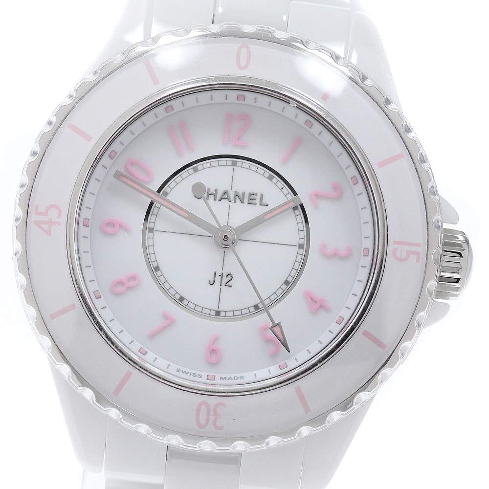 ☆美品 シャネル J12 ピンク ブラッシュ H6755 レディース 【中古】