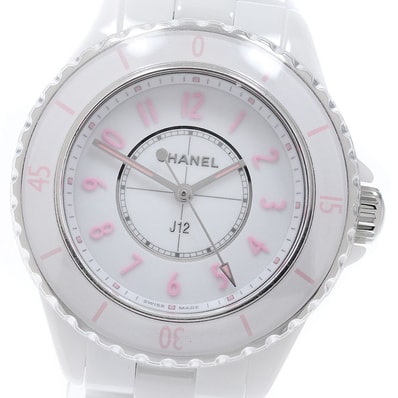 ☆美品 シャネル J12 ピンク ブラッシュ H6755 レディース 【中古】