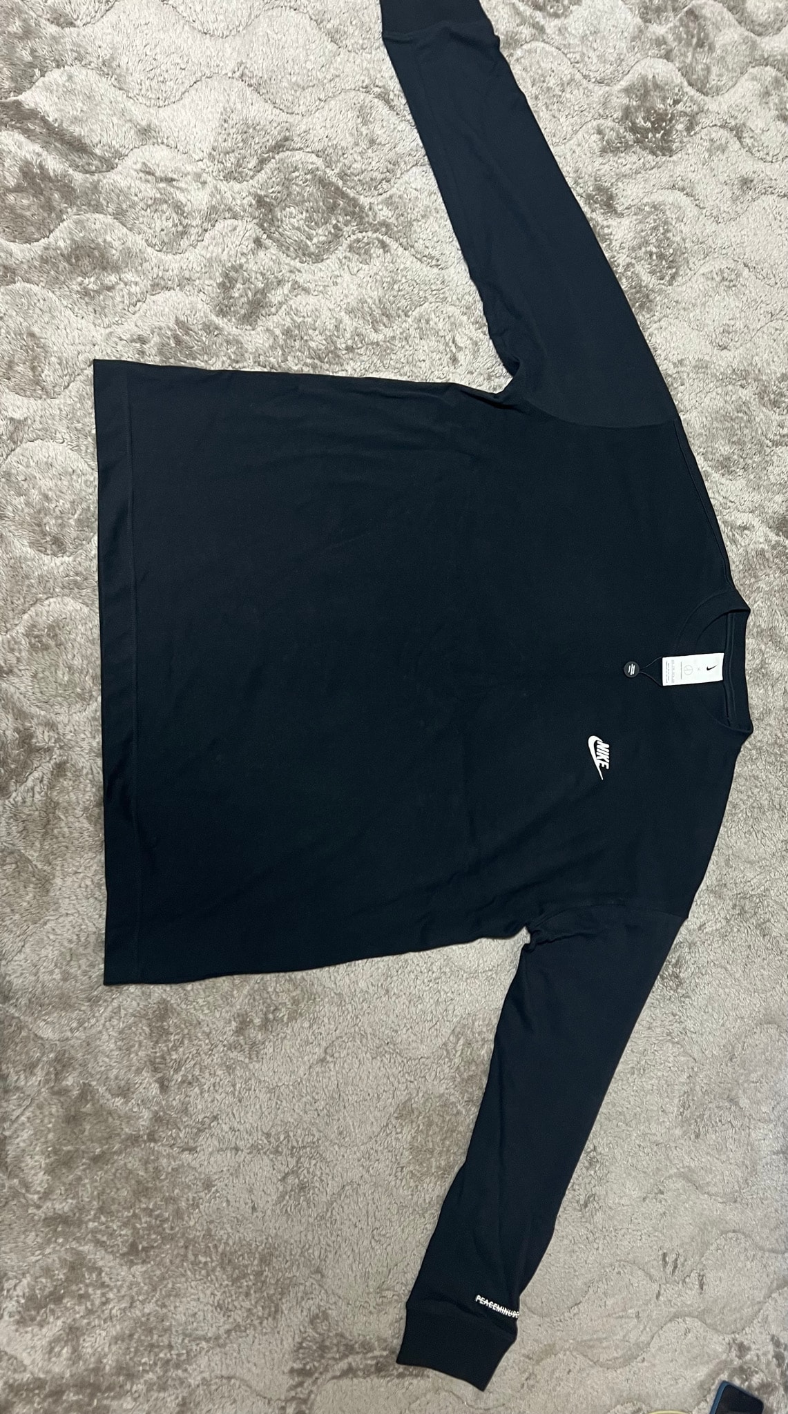 PEACEMINUSONE PMO x NIKE LS Tee "Black" / G-DRAGON