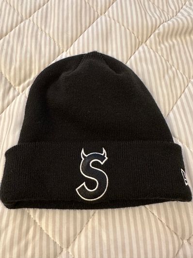 Supreme New Era S Logo Beanie "Black" (22FW)