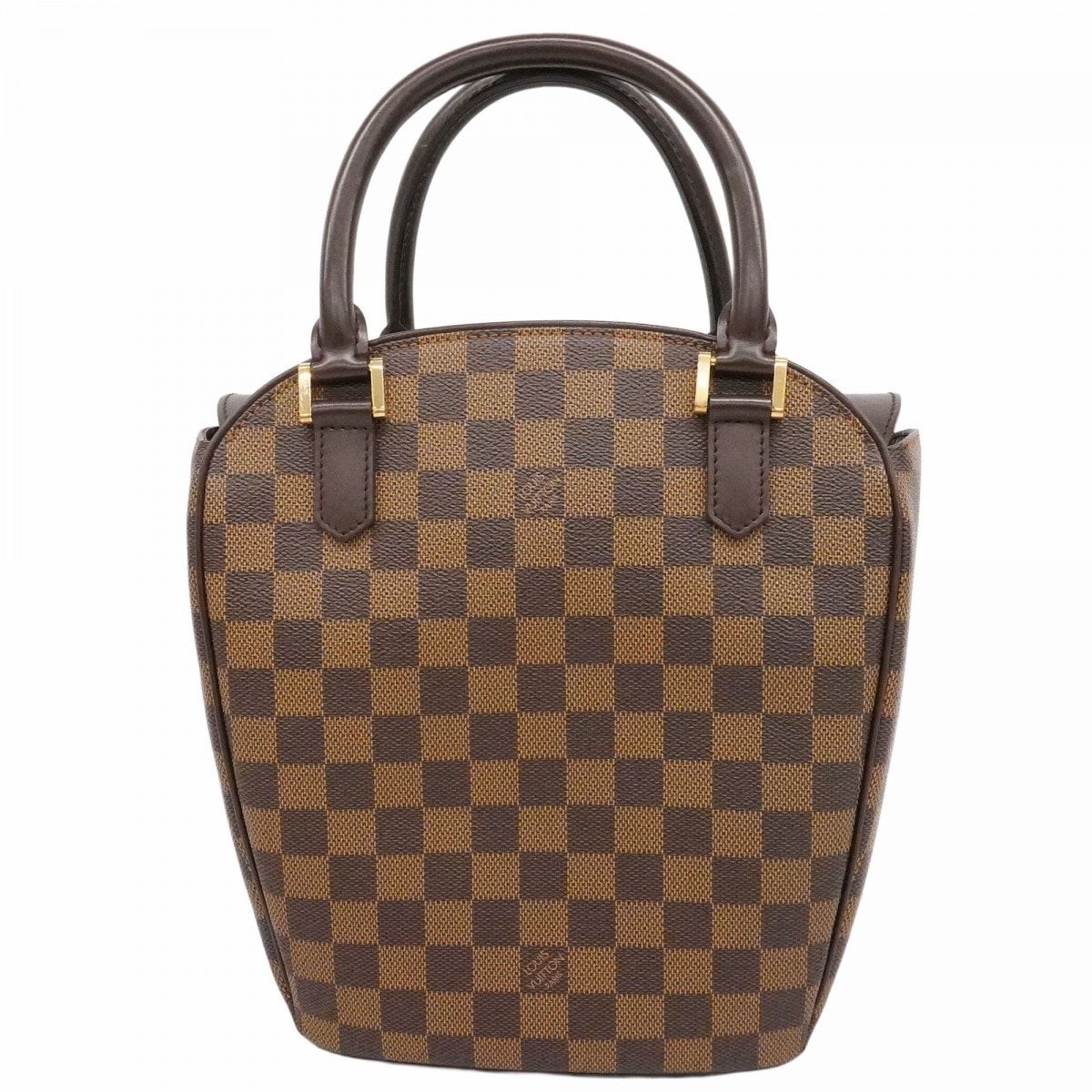 【6dd4663-k】ルイヴィトン ハンドバッグ ダミエ サリアソー N51284 エベヌ【中古】レディース