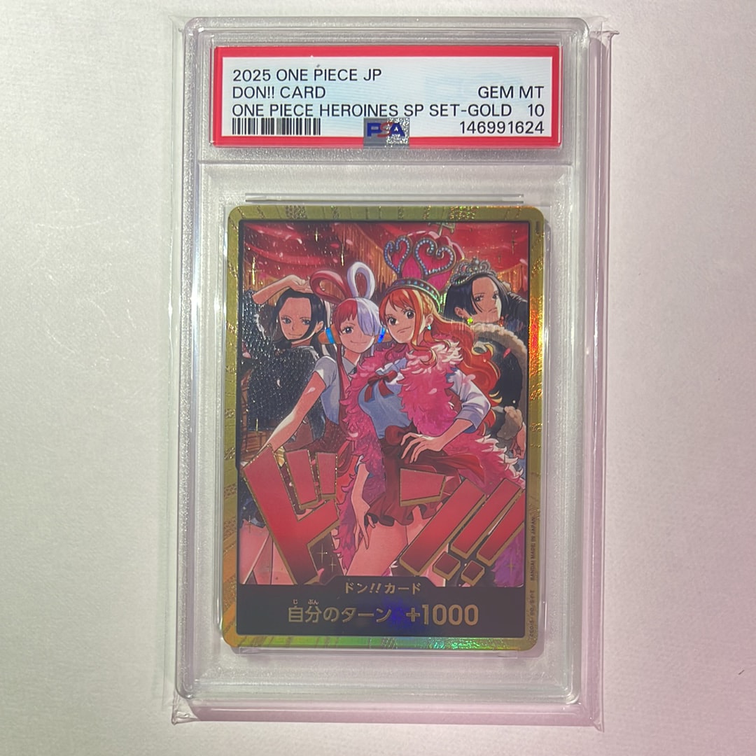 PSA10】ドン!!カード : ロビン&ウタ&ナミ&ハンコック スーパーパラレル