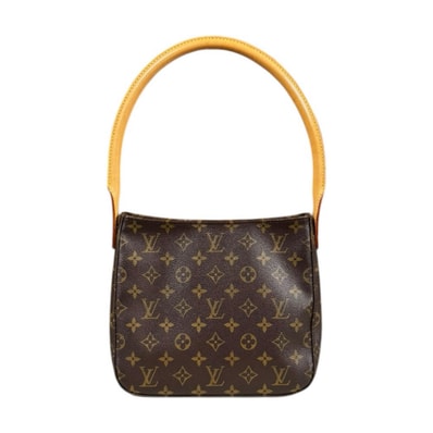 ルイヴィトン ルーピングMM モノグラム ショルダーバッグ モノグラムキャンバス M51146 ブラウン レディース LOUIS VUITTON 中古